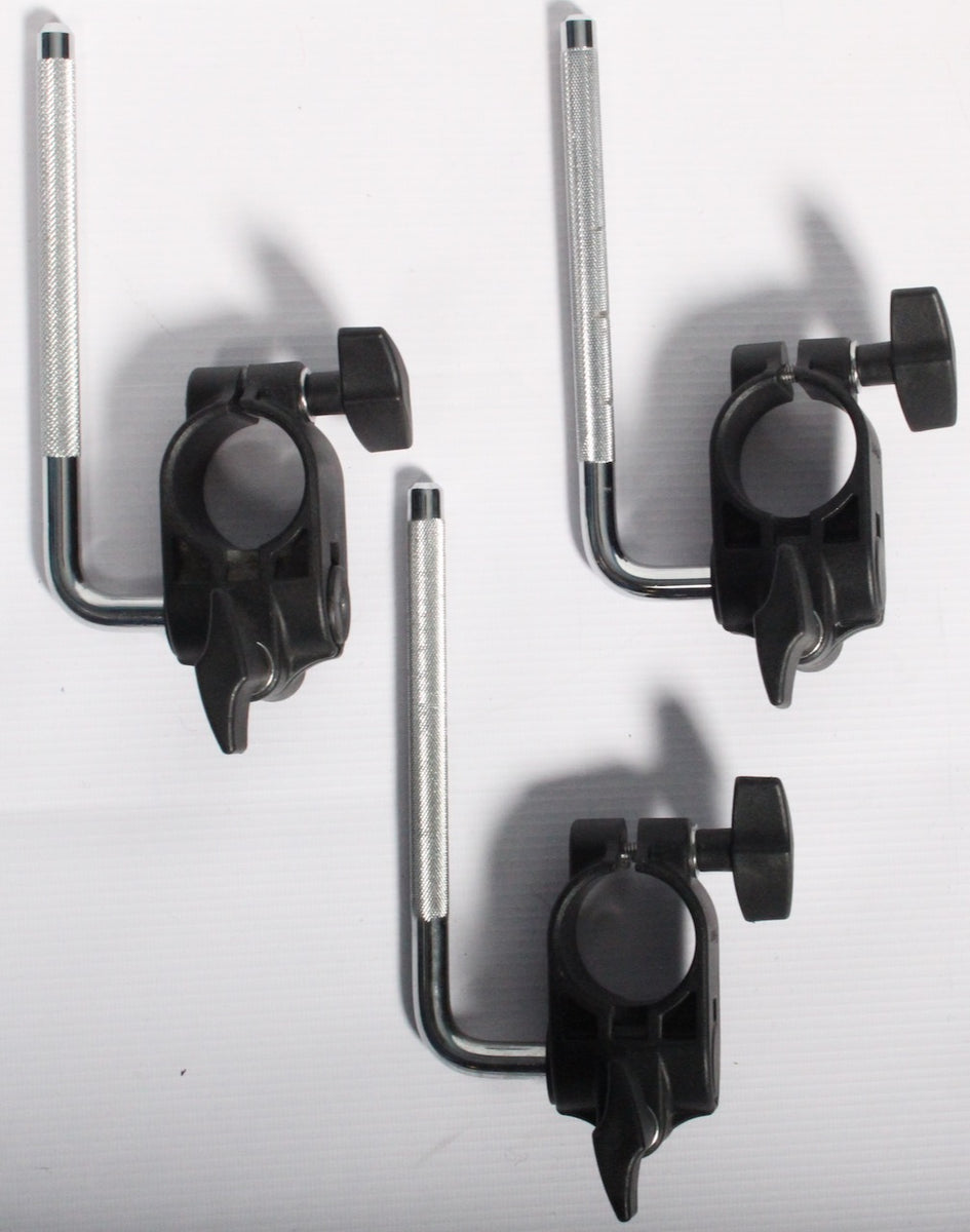 3x Roland Drum Pad Clamps Mounts + LArm/Rods MDH6U TYPE 2 VDrums Dr