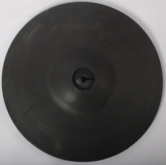 Roland CY-12R/C Electronic 2 Zone Ride/Crash Cymbal Trigger Pad NO BELL