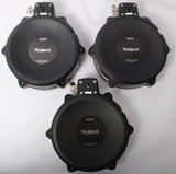 3x Roland PDX-100 10" Mesh Drum Pads Dual Zone Trigger Electronic Kit Snare or Tom