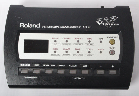 Roland TD-3 Drum Module Electronic  Brain Trigger Interface MIDI In/Out