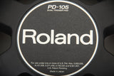 Roland PD-105BK 10" Mesh Drum Pad NEW SENSOR Electronic Dual Zone/Trigger Black
