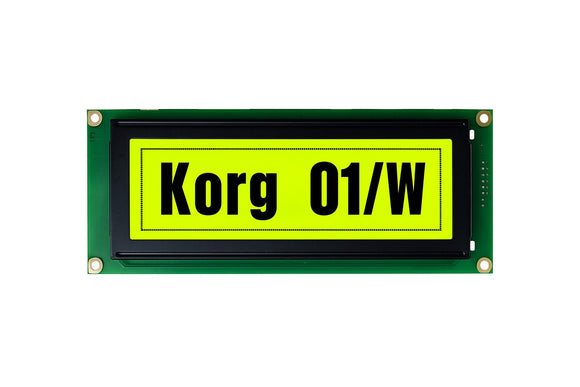 Korg 01/W Replacement LCD Display Yellow/Green Backlight 12 Month Warranty