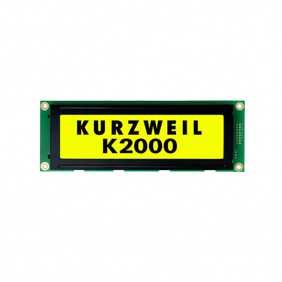 Kurzweil K2000 Replacement LCD Display Yellow/Green Backlight 12 Month Warranty