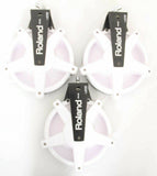 3x Roland PD-80 Mesh Drum Pads + 3x MDH-6U Clamps Electronic Snare Drum/Toms