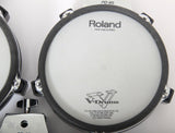 3x Roland PD-85 Mesh Drum Pads 8" Dual Zone Trigger Electronic Kit