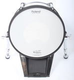 Roland KD-140-SV Bass Drum 14" Silver Electronic Kick Trigger Pad
