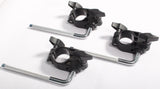 3x Roland Drum Pad Clamps Mounts + L-Arm/Rods MDH-6U TYPE 2 V-Drums Drum Kit