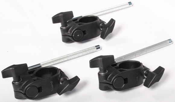 3x Roland Drum Pad Clamps Mounts + L-Arm/Rods MDH-6U TYPE 2 V-Drums Drum Kit