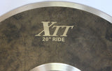 Centent XTT Ride 20" Cymbal B20 Pro Level + FREE Cymbal Bag