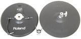Roland VH-12 Hi-Hats 12" Electronic Dual Zone Black Cymbal Trigger & Clutch